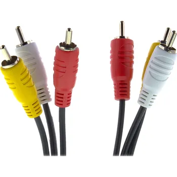 Video kabel Sencor SAV 107 A/V Premium kabel 3x Cinch/RCA - 3x Cinch/RCA