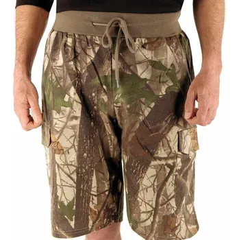 Pánské kraťasy Teplákové kraťasy Loshan 3D Realtree Birch 1 (pánské úpletové kraťasy)