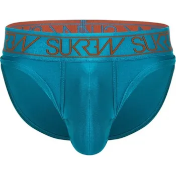 Pánské erotické prádlo Slipy Sukrew Topaz Brief M, modré pánské slipy