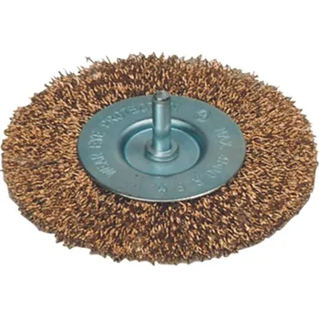 kartáč na vrtačku Kartáč okružní vlnitý 100mm stopka 6mm