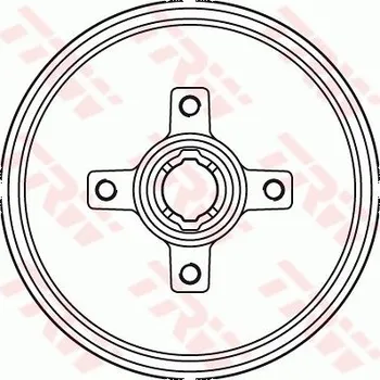 Brzdový buben Brzdový buben TRW DB4134BR