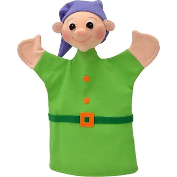 plyšák Trpaslík 26cm zelený, maňásek