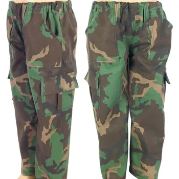 Chlapecké kalhoty TifanTEX Dětské maskáčové kalhoty Woodland 146/164