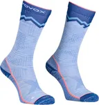 Dámské ponožky Ortovox TOUR LONG SOCKS - světle modrá 42/44