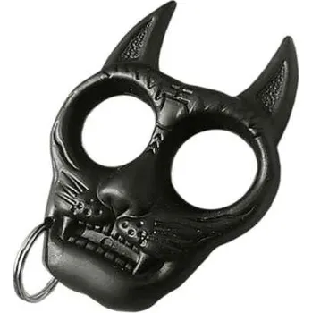 Boxer obranný CAT black klíčenka (přívěsek na klíče ve tvaru kočky)