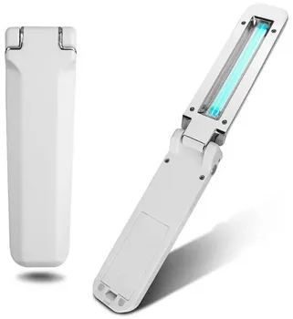 UV sterilizátor Skládací dezinfekční UV lampa 4,5 x 3,5 x 13 cm bílá