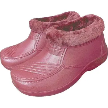 Galoše dámské zateplené růžové (Galoše do zahrady 1588)