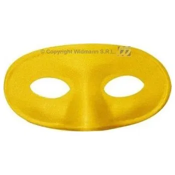 Karnevalová maska WIDMANN Maska Škraboška látková Žlutá