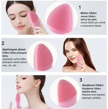 Sprchový gel - Čistící kartáček na obličej BZ-001