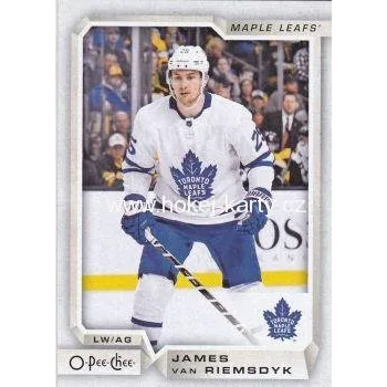 Sběratelská karetní hra řadová karta JAMES VAN RIEMSDYK 18-19 OPC číslo 169