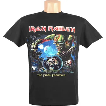 Pánské tričko TifanTEX Iron Maiden The Final Frontier Černá M
