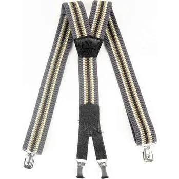 Kšandy TifanTEX šle šedě hnědé