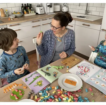 ostatní stavebnice Playmais tuba vysoká 800 dílků 111cm