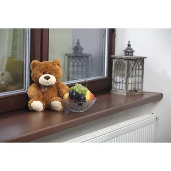 Parapet Boční krytka k parapetu 630 mm plastová oboustranná béžová 1ks