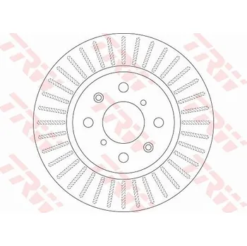 Brzdový kotouč Brzdový kotouč TRW DF6232