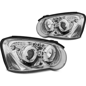 Přední světlomet TUNING-TEC Přední světla Subaru Impreza II GD 03-05 Angel Eyes chrom