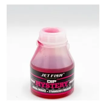 Návnadové aroma Jetfish Jet Fish Mystery Dip - JAHODA/MORUŠE - 200ml