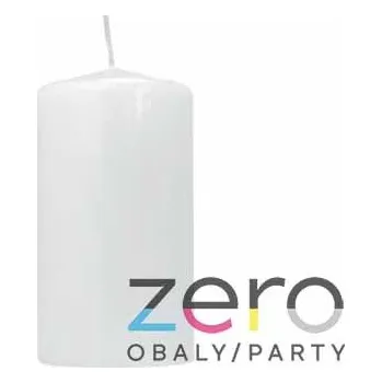 Svíčka Svíčka válec pr. 6 cm, výška 10 cm - bílá (lak)