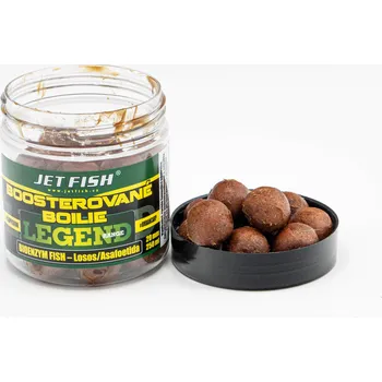 Boilies Jetfish Jet Fish Boosterované Boilie Legend Range - Bioenzym Fish/Losos - 24mm/250ml