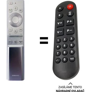 Dálkový ovladač Samsung QE55Q700T náhradní dálkový ovladač pro seniory.