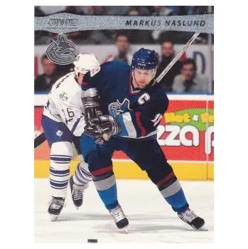 Sběratelská karetní hra řadová karta MARKUS NASLUND 01-02 Topps Stadium Club číslo 49