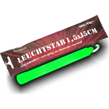 Svítilna Chemické světlo Miltec zelené (chemické světlo za super cenu)