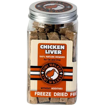 Pamlsek pro psa KIWI WALKER Freeze Dried Chicken Liver 115g