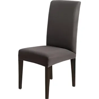 Potah na židli Barevné potahy na židle MrHome Barva: Antracitová