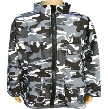 Chlapecká bunda Bunda dětská Panda metro 146 - 164 (maskáčová bunda pro děti)