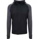 Just Cool Pánská funkční mikina JC057 Jet Black-Black Slate Melange L