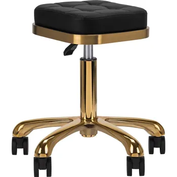 Taburet KOSMETICKÝ taburet M-1645 ČERNÉ ZLATÁ