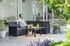 Zahradní sestava Keter Emma 6 Seaters Corner Orlando Table grafit