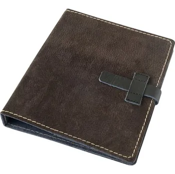 Kalendář Diář univerzální kožený D33 Hnědý tmavý