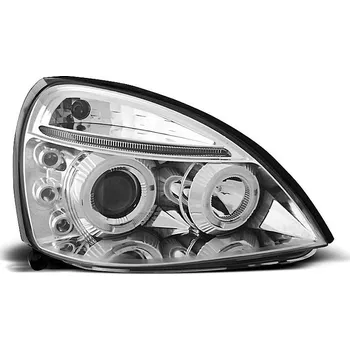 Přední světlomet TUNING-TEC Přední světla Renault Clio II 01-05 Angel Eyes - chrom