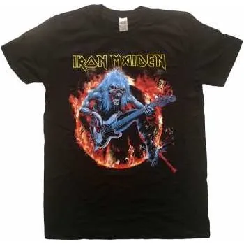 Merch Iron Maiden: Tričko Fear Live Flames XL