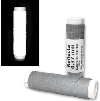 Reflexní připlétací nit - průměr 0,37 mm - návin 50 m