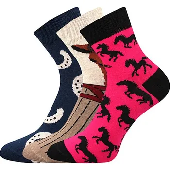 Dámské ponožky BOMA Xantipa mix 64 3 páry 39-42