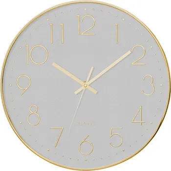 Hodiny Atmosphera Nástěnné hodiny do dětského pokoje s tichým mechanismem, šedé, 30 cm O