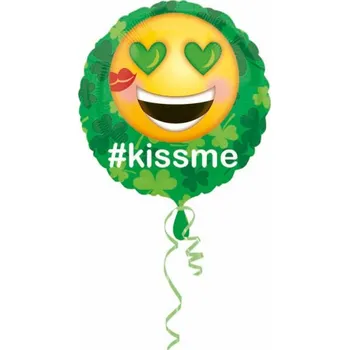 Balónek Fóliový balónek Smajlík - st. Patrick