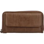Dámská peněženka tmavá camel - Enrico Benetti EB900 Camel