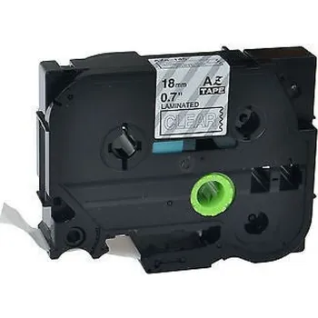 Pásek do tiskárny Alternativní páska Brother TZ-145 / TZe-145, 18mm x 8m, bílý tisk / průhledný podklad