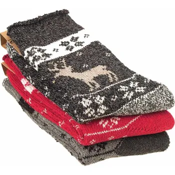 Dámské ponožky Dámské vlněné ponožky Alpaca W101A (kvalitní ponožky dámské 3 páry v balení)