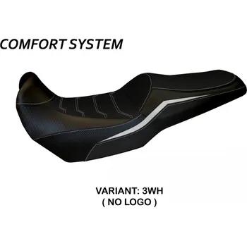 Moto sedlo TPZ Italia Potah sedla Kawasaki Versys 1000 (19-23) Elvas comfort model potah sedla: bez loga 3WH (white)