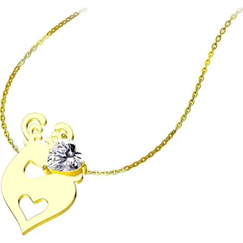 Náhrdelník BRUNOshop.cz Náhrdelník SOB se SRDÍČKEM GOLD