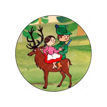 Jedlá dekorace na dort HAJNÝ ROBÁTKO, VARIANTA Jedlý papír 1605