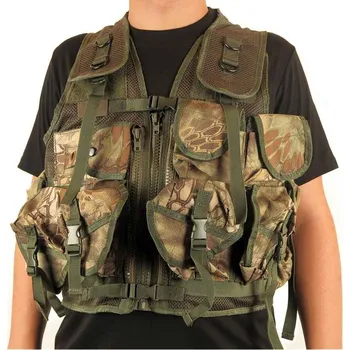 Taktická vesta Mil-Tec Mandra Wood ( taktická maskáčová vesta na airsoft)