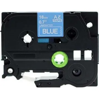 Pásek do tiskárny Alternativní páska Brother TZ-545 / TZe-545, 18mm x 8m, bílý tisk / modrý podklad