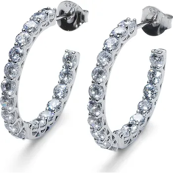 Šperk Stříbrné náušnice se zirkony Oliver Weber Courage