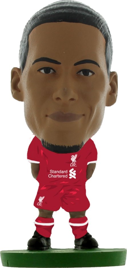 SoccerStarz - Liverpool Virgil Van Dijk - Kit Home Versione 2025, Figura Collezionabile 5 Cm, Ufficiale - 6