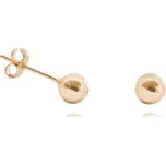 Stříbrné pozlacené náušnice pecičky JMAN0031RE